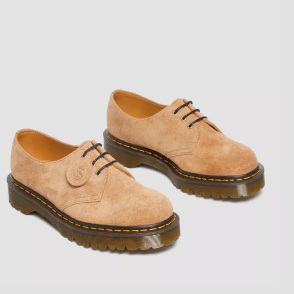 Made in ENGLAND DR. MARTENS 1461 BEX OXFORD IN Sandy Tan Tufted Suede MSRP$275 main image 9